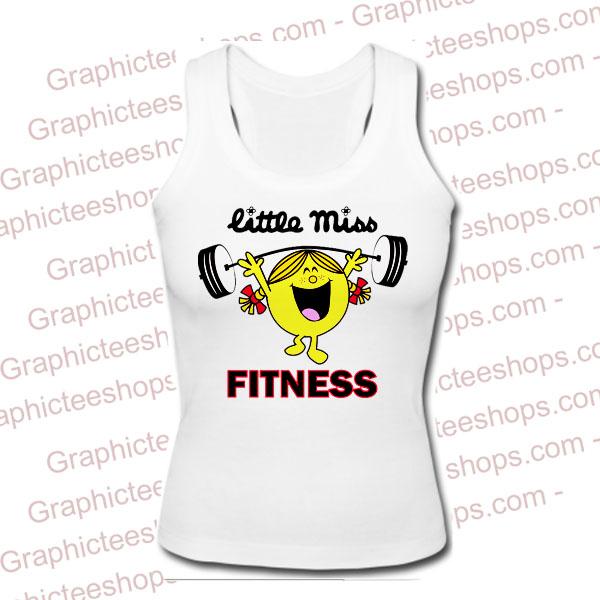 Little Miss Fitness Tanktop Graphicteestores