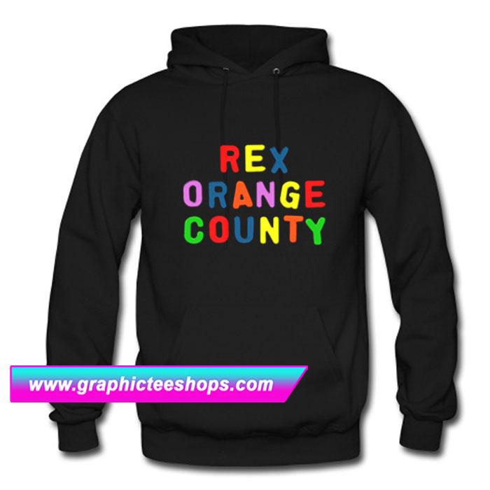 rex orange county embroidered hoodie