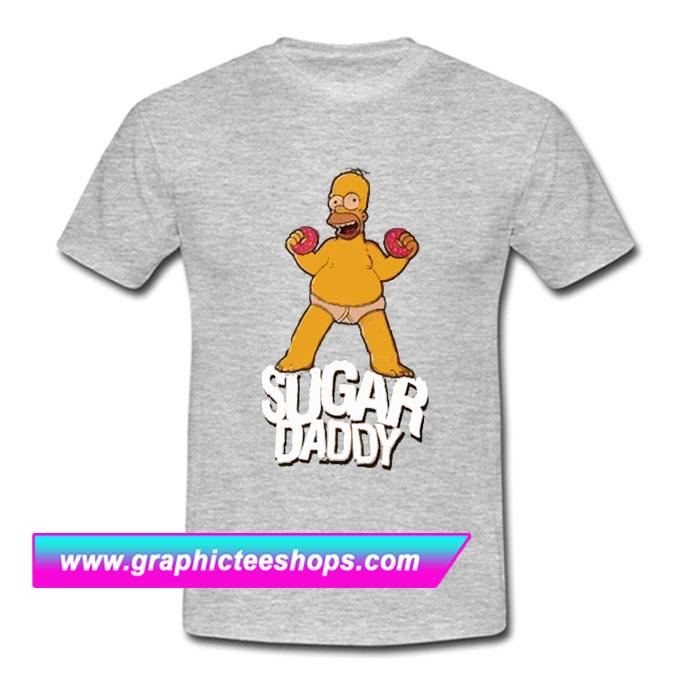 Homer Simpson Sugar Daddy T-Shirt - Graphicteestores
